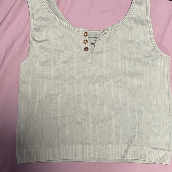 Blue crop top - Picture 1 of 2